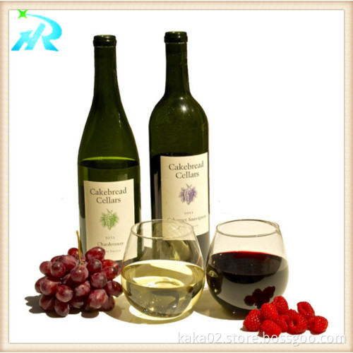 8 OZ PET wine glasses